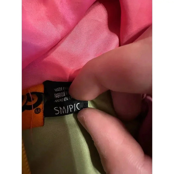 Cheetos Pullover Quarter Zip Jacket Size Small Chester Cheetah Black Novelty - Picture 5 of 9